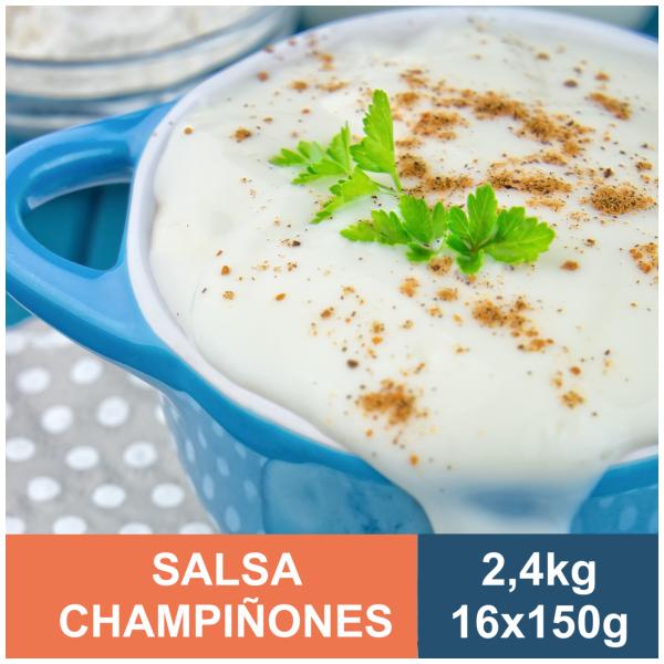 SALSA CHAMPIÑONES 150G, CAJA 16UN