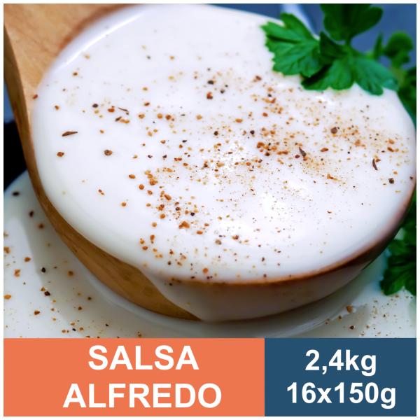 SALSA ALFREDO 150G, CAJA 16UN