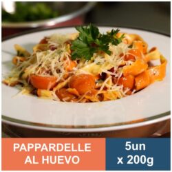 PAPPARDELLE AL HUEVO KG- PORCIÓN 200G 5 UNIDADES