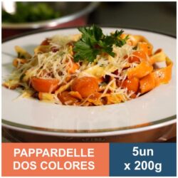 PAPPARDELLE DOS COLORES KG- PORCIÓN 200G 5 UNIDADES