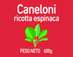 CANELONI RICOTTA ESPINACA ESTUCHE 600GR