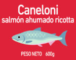 CANELONI SALMON AHUMADO RICOTTA ESTUCHE 600GR