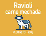 RAVIOLI CARNE MECHADA 400g