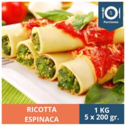 CANELONI RICOTTA ESPINACA KG - PORCIÓN 200G 5UN